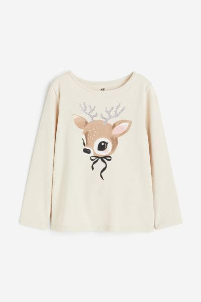 Printed Jersey Top | H&M (US + CA)