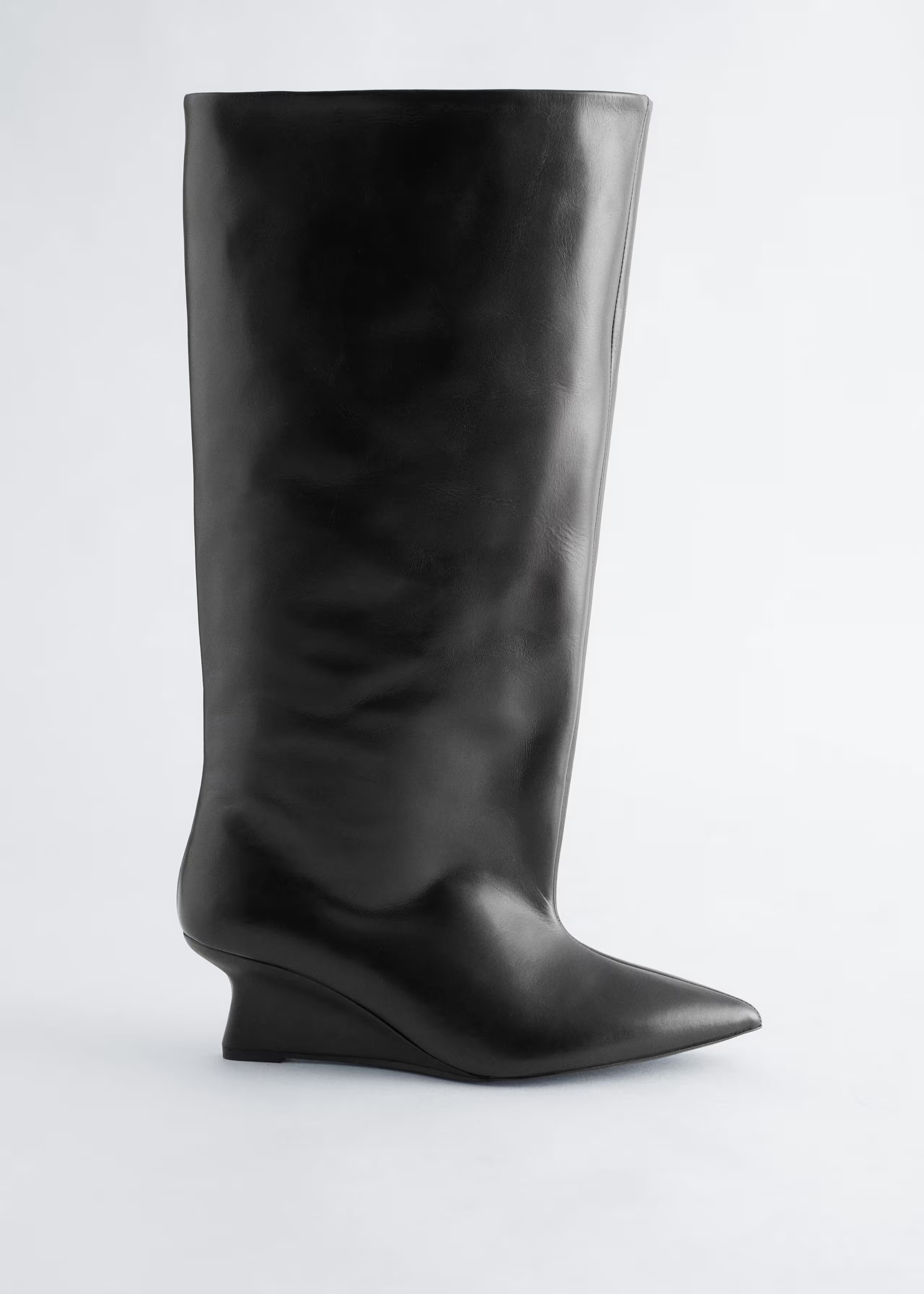 Wedge-Heel Knee-High Boots | & Other Stories EU
