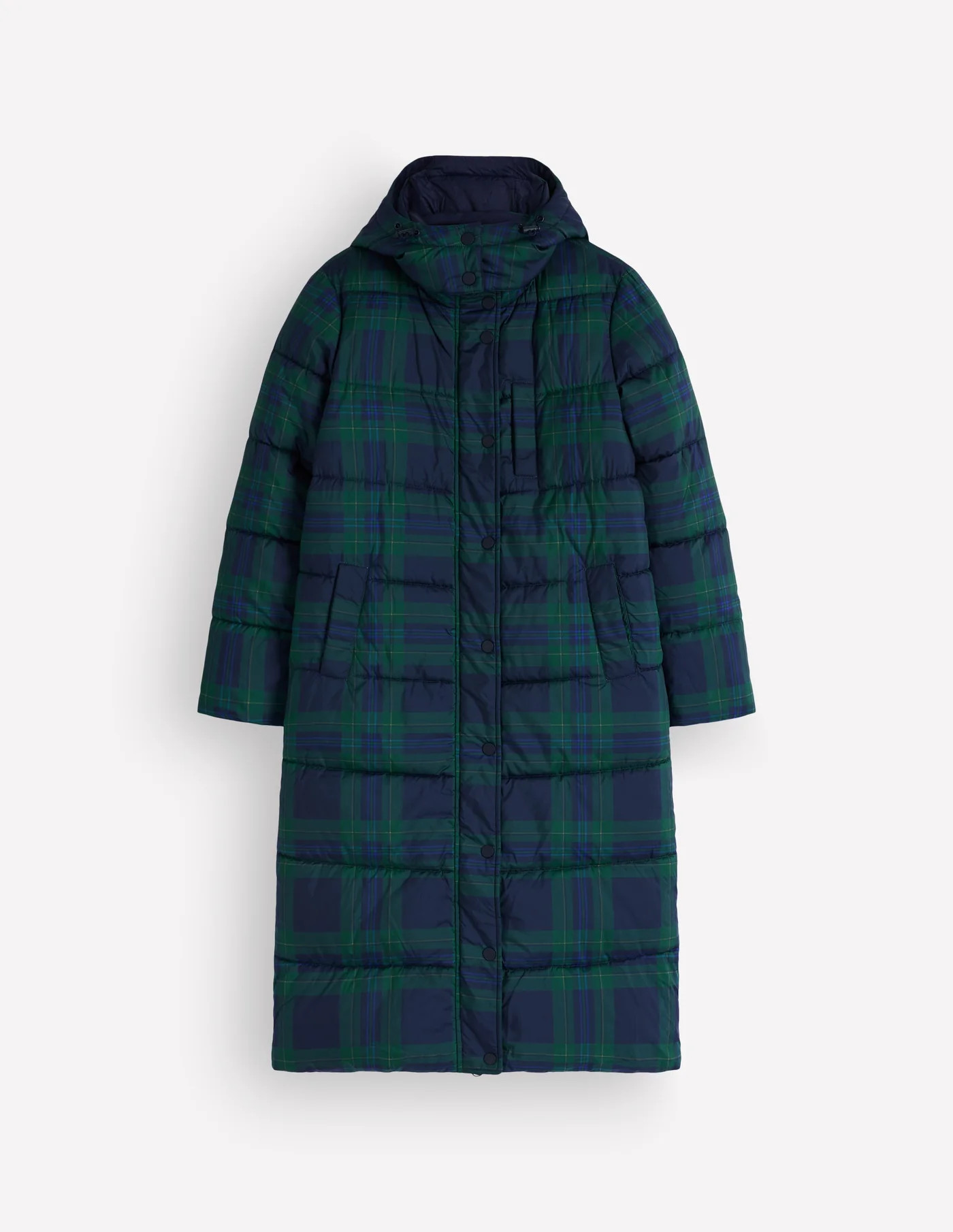 Long Raglan Padded Coat-Navy | Boden UK
