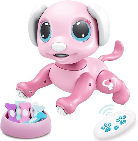 BIRANCO. Remote Control Dog Gesture Sensing - Smart Puppy Pink Toy Robot Pet Walks Barks Interact... | Amazon (US)