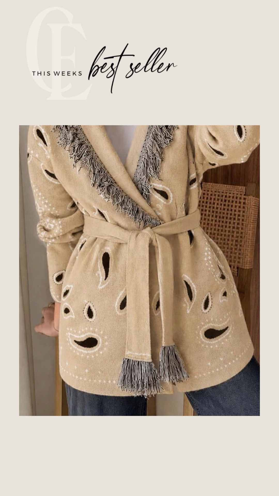 Fringe cardigan 🍂 
*Assorted colors available*

#cardigan #fallstyle #amazon #workwear #boho

#LTKgrwm #LTKootd #LTKWorkwear