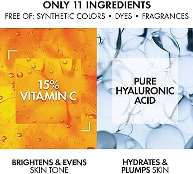 Vichy LiftActiv Vitamin C Serum, Brightening and Anti Aging Serum for Face with 15% Pure Vitamin ... | Amazon (US)