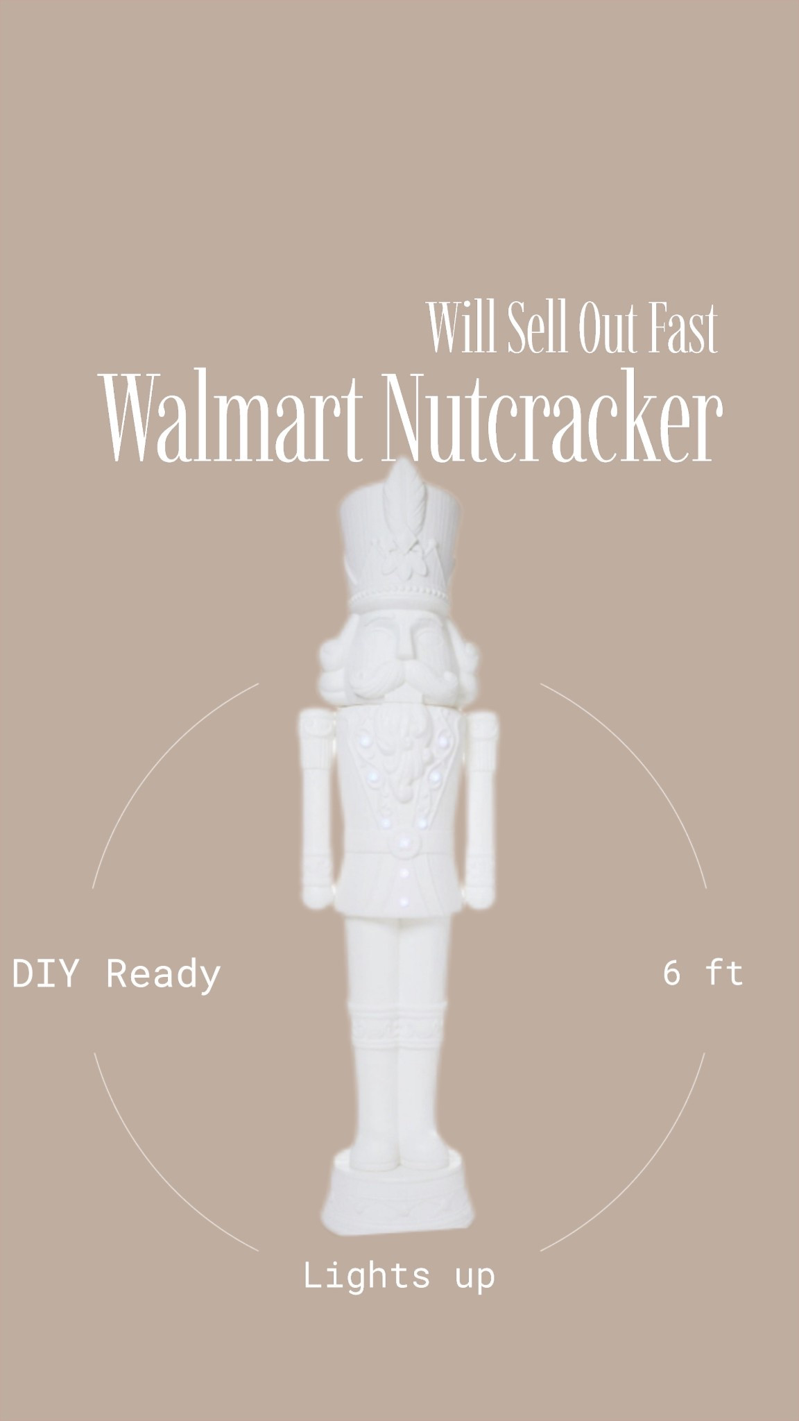 The new viral DIY Nutcracker from Walmart! This will be gone before we know it. Grab yours fast!

#LTKSeasonal
