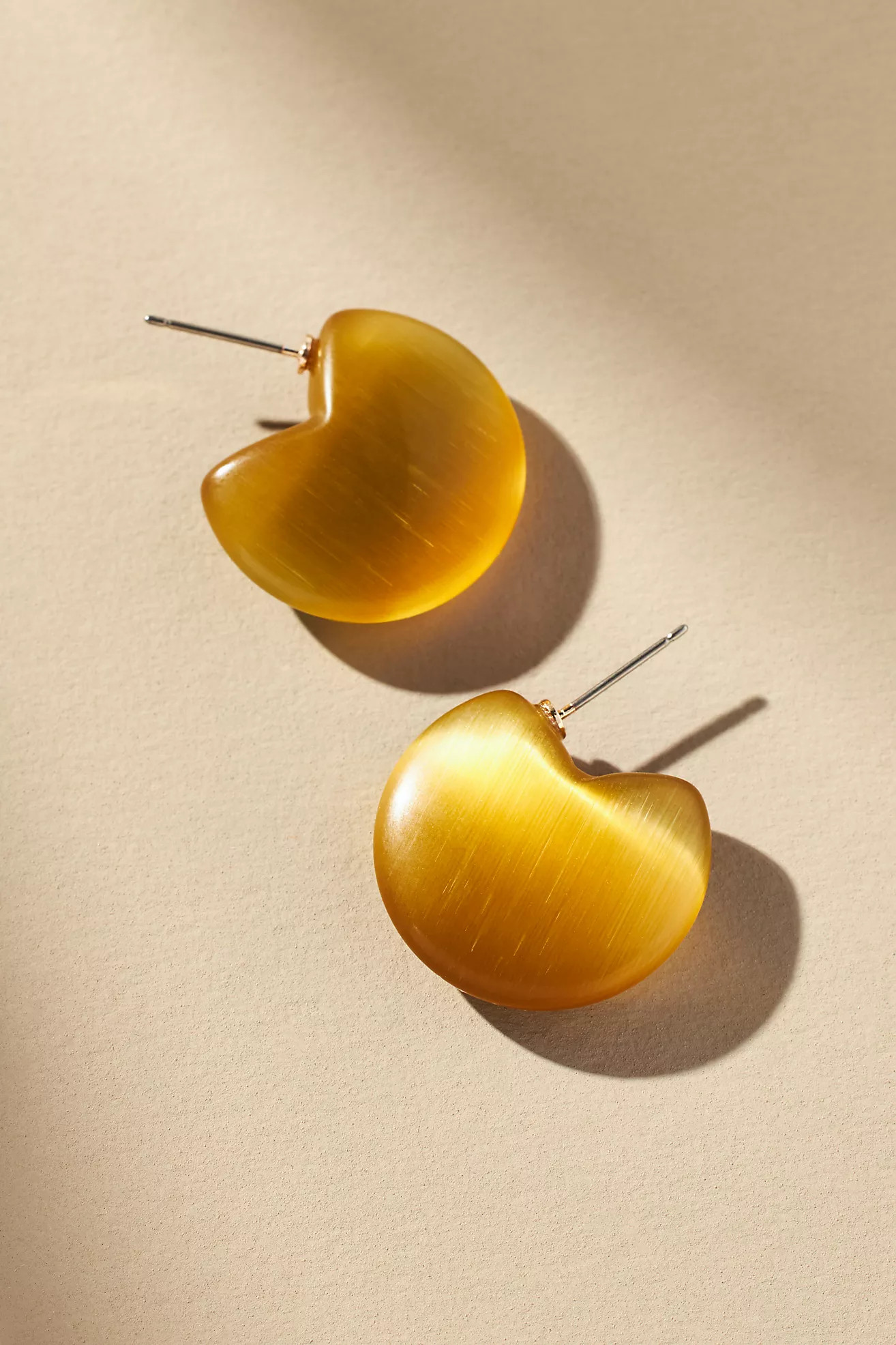 Curved Lucite Earrings | Anthropologie (US)