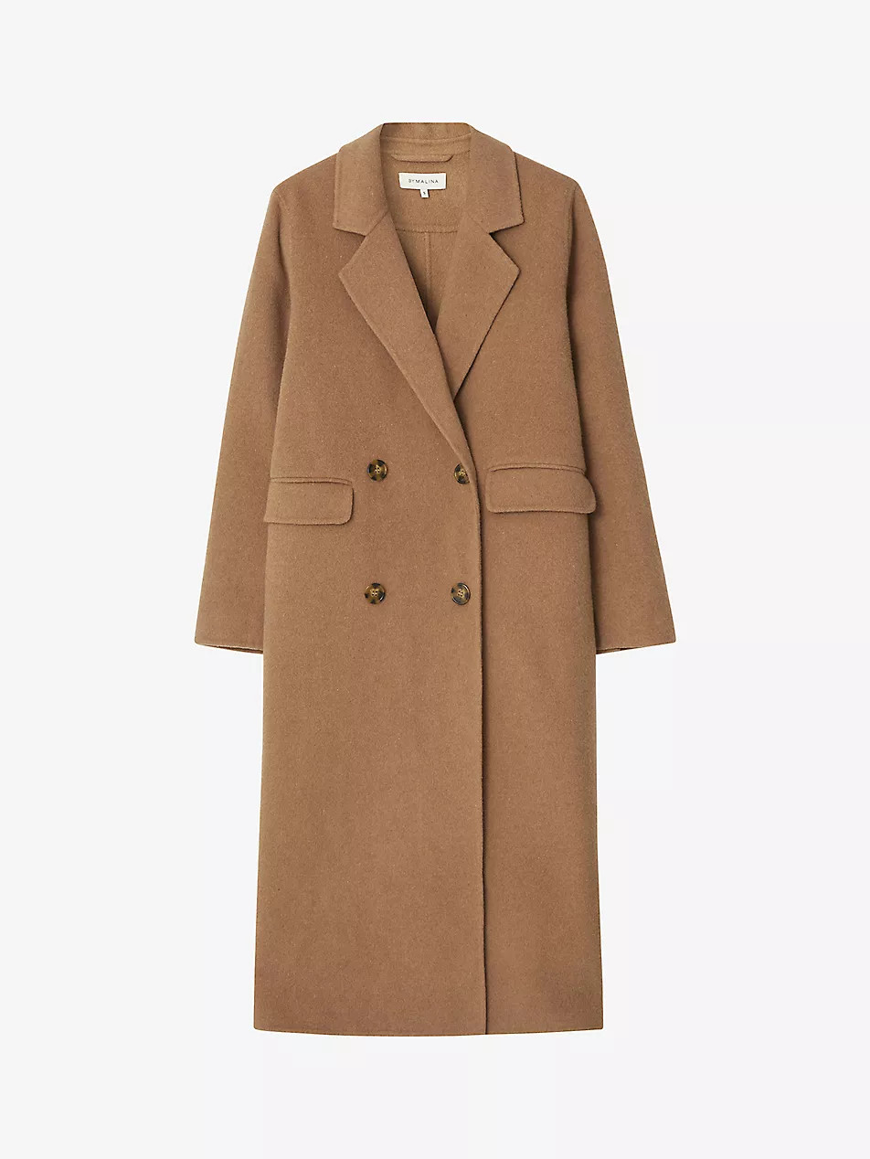 Lauretta double-breasted wool-blend coat | Selfridges