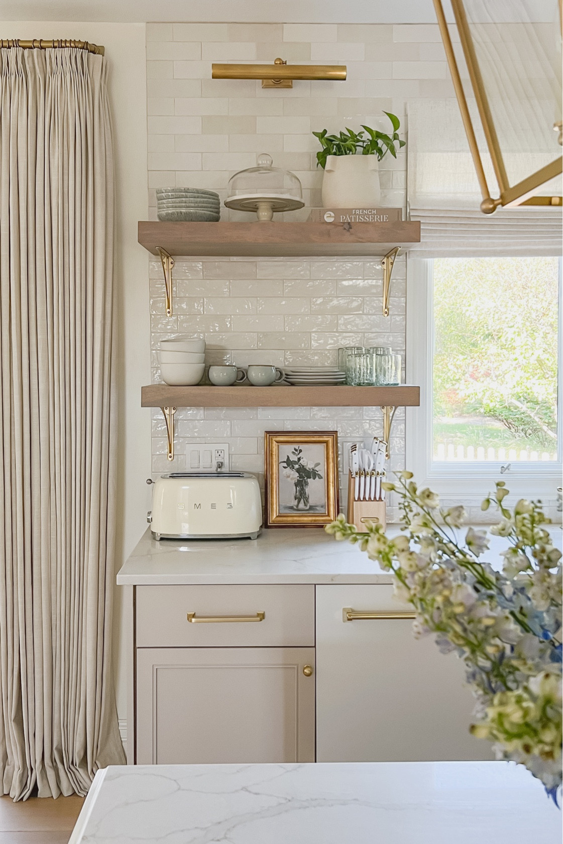 Kitchen decor, home decor, floating shelves, pottery barn, spring decor, Zellige tile, quartz countertops, kitchen backsplash, dishes, Target studio McGee, world market

#LTKsalealert #LTKhome #LTKstyletip