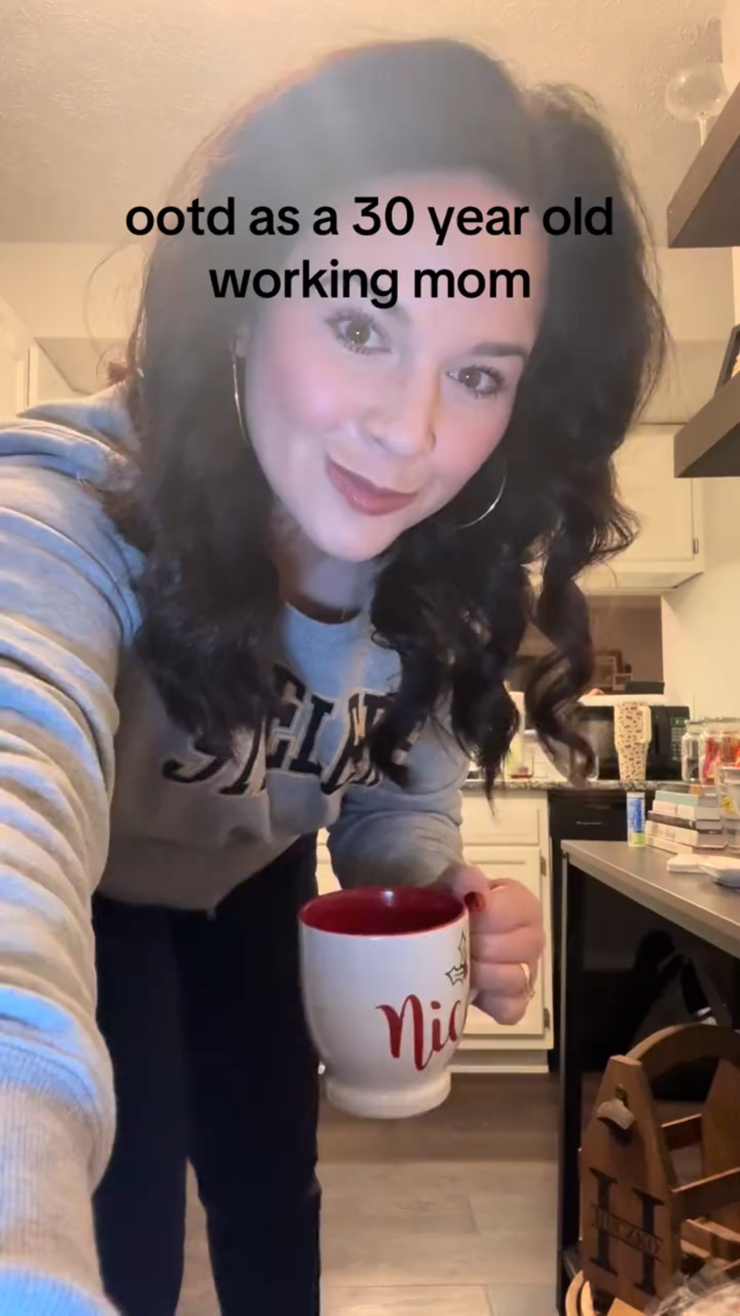 steelers sweatshirt, gray sweatshirt, black scrub pants, scrub pants, jogger scrub pants, white nike shoes, gold earrings, gold hoops 

#LTKFindsUnder50 #LTKFindsUnder100 #LTKMidsize