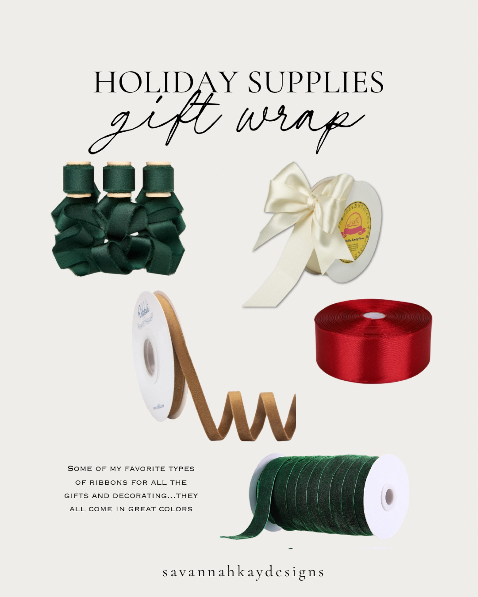 My favorite ribbons for the holidays and the gift wrapping all come in so many good colors

Amazon, holidays, gift giving, wrapping, gift giving, ribbons

#LTKHoliday #LTKStyleTip #LTKSeasonal