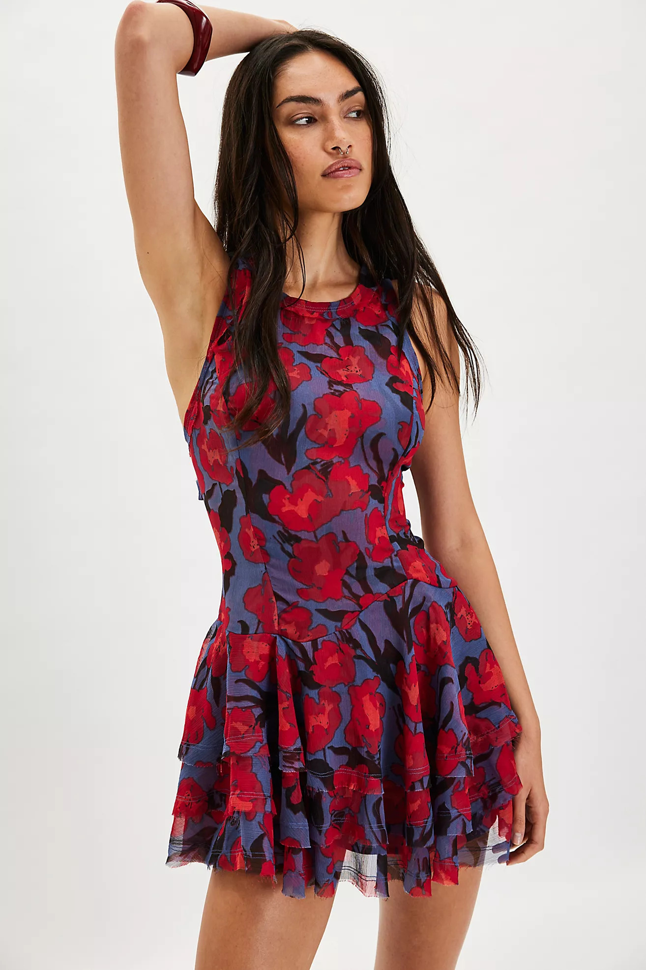 Raven Printed Mini Dress | Free People (Global - UK&FR Excluded)