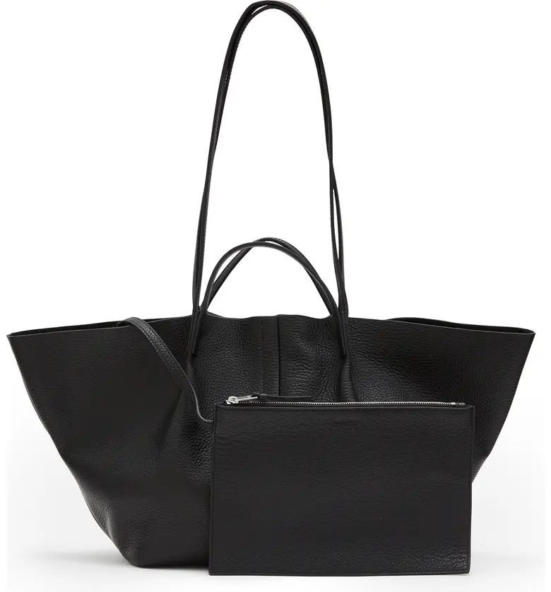 AllSaints Odette East/West Leather Tote | Nordstrom | Nordstrom