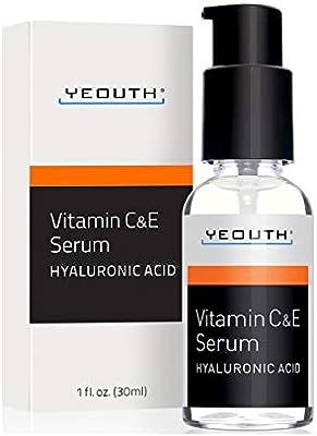 YEOUTH Vitamin C and E Day Serum with Hyaluronic Acid, anti aging skin care product/anti wrinkle ... | Amazon (US)