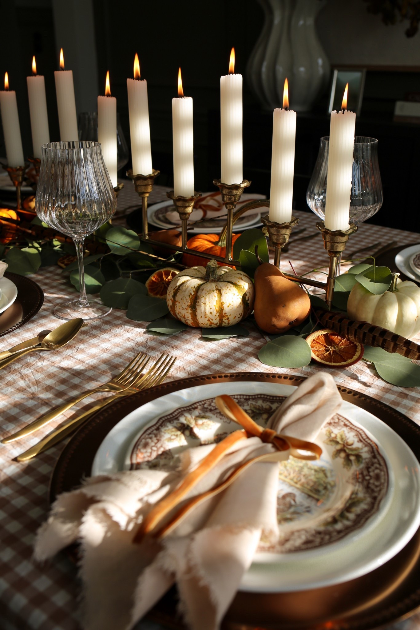 Thanksgiving tablescape 

#LTKSeasonal #LTKHome #LTKFindsUnder50