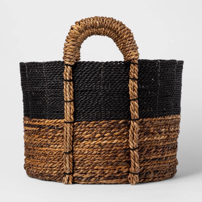 Woven Block Basket Black - Threshold&#8482; | Target