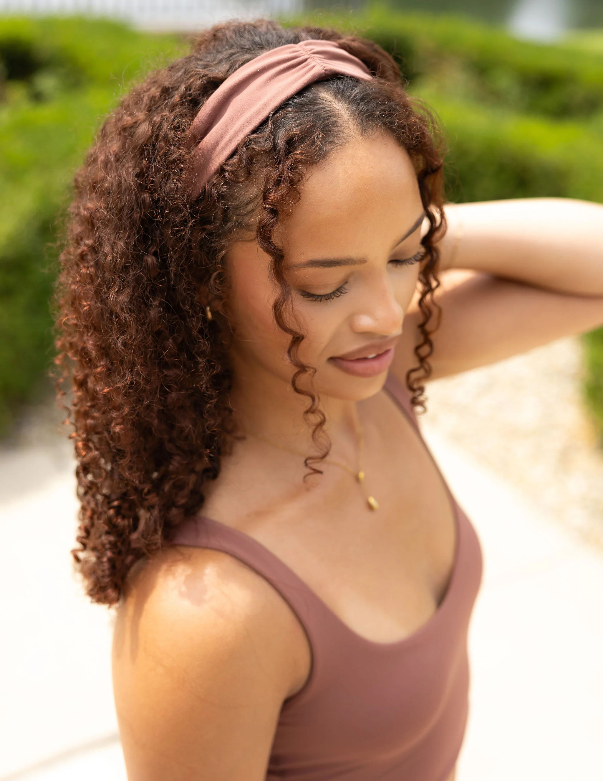 Feathertech Cinched Headband Redwood | P'tula