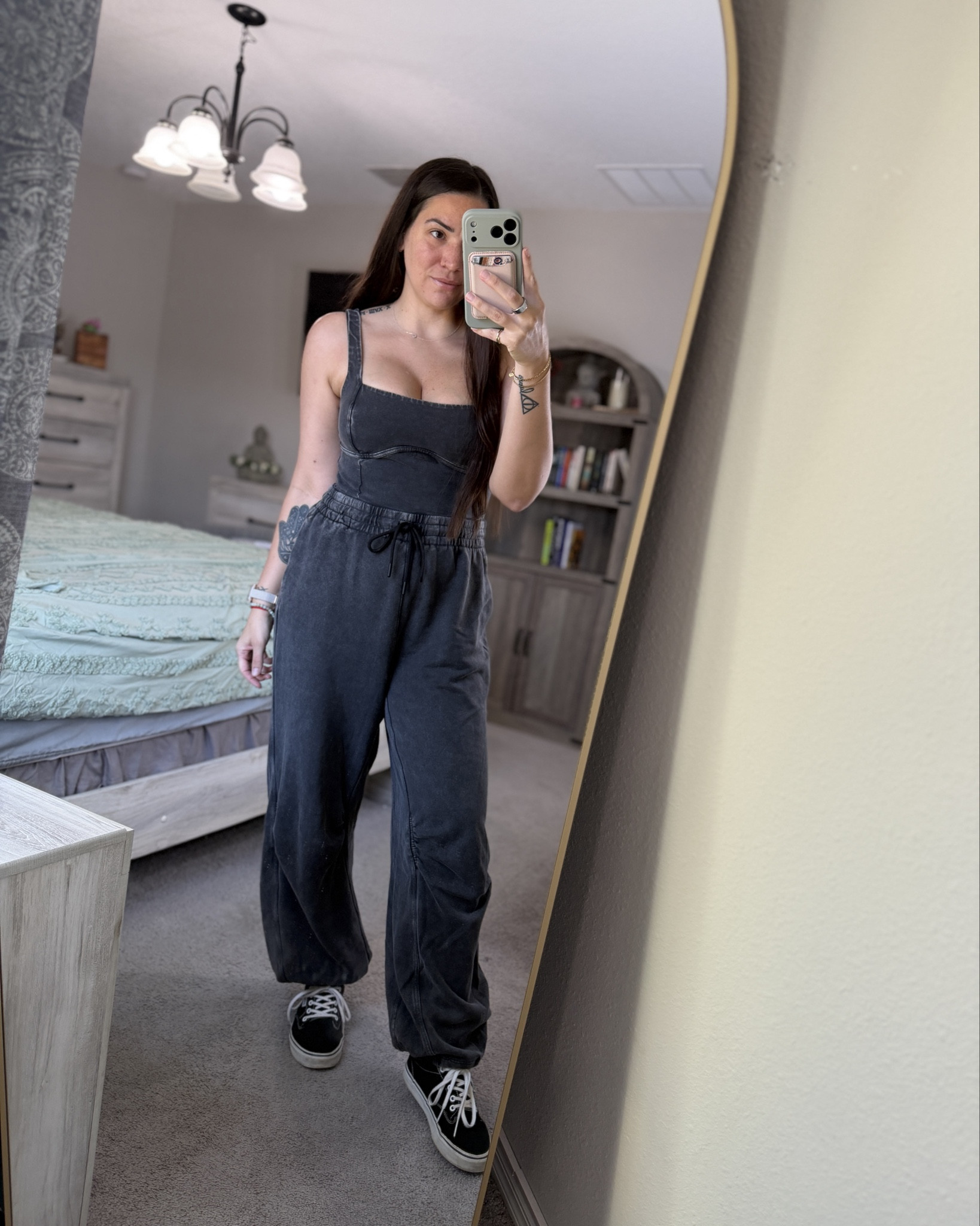 Loving this jumpsuit @FreePeople perfect for a postpartum mama too 🖤 #Postpartum #Breastfeeding 

#LTKmomlife #LTKootd #LTKgrwm