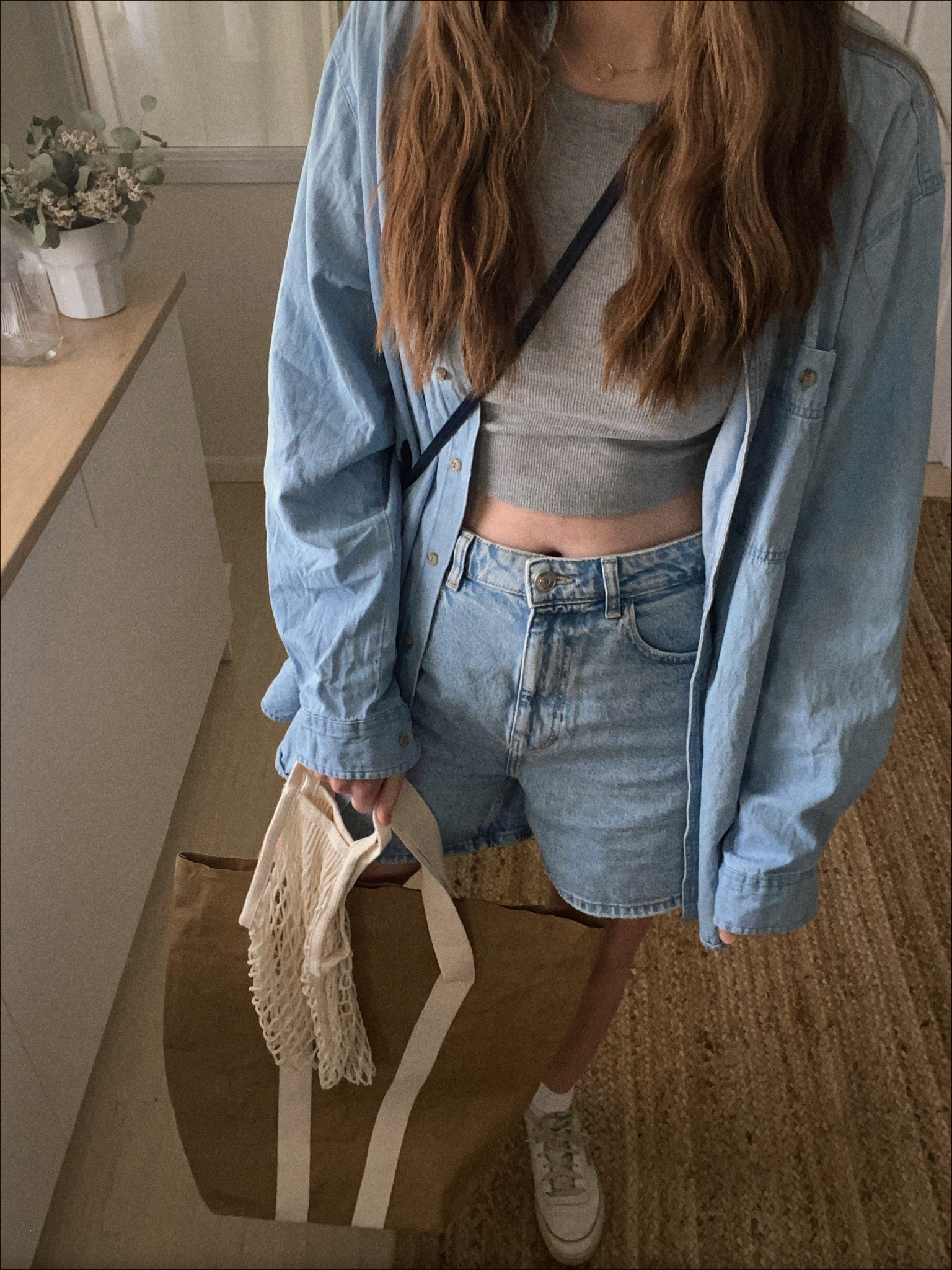 Denim shorts, casual style, cool girl style, summer fashion. 

#LTKcurves #LTKSeasonal