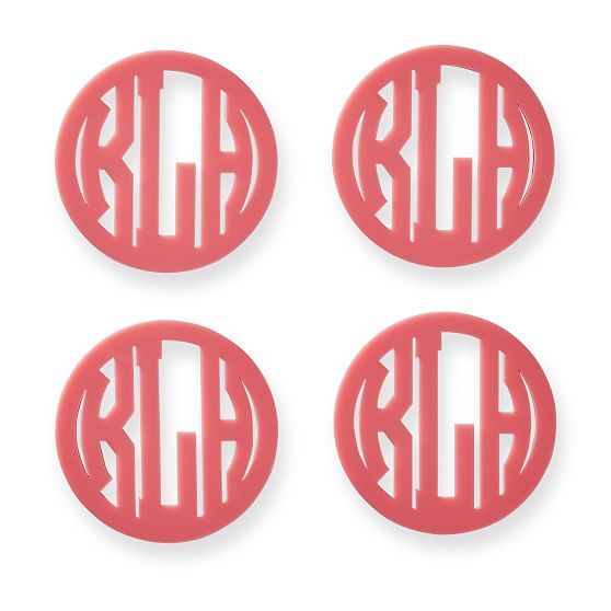 Round Acrylic Coasters, Set of 4 | Mark and Graham