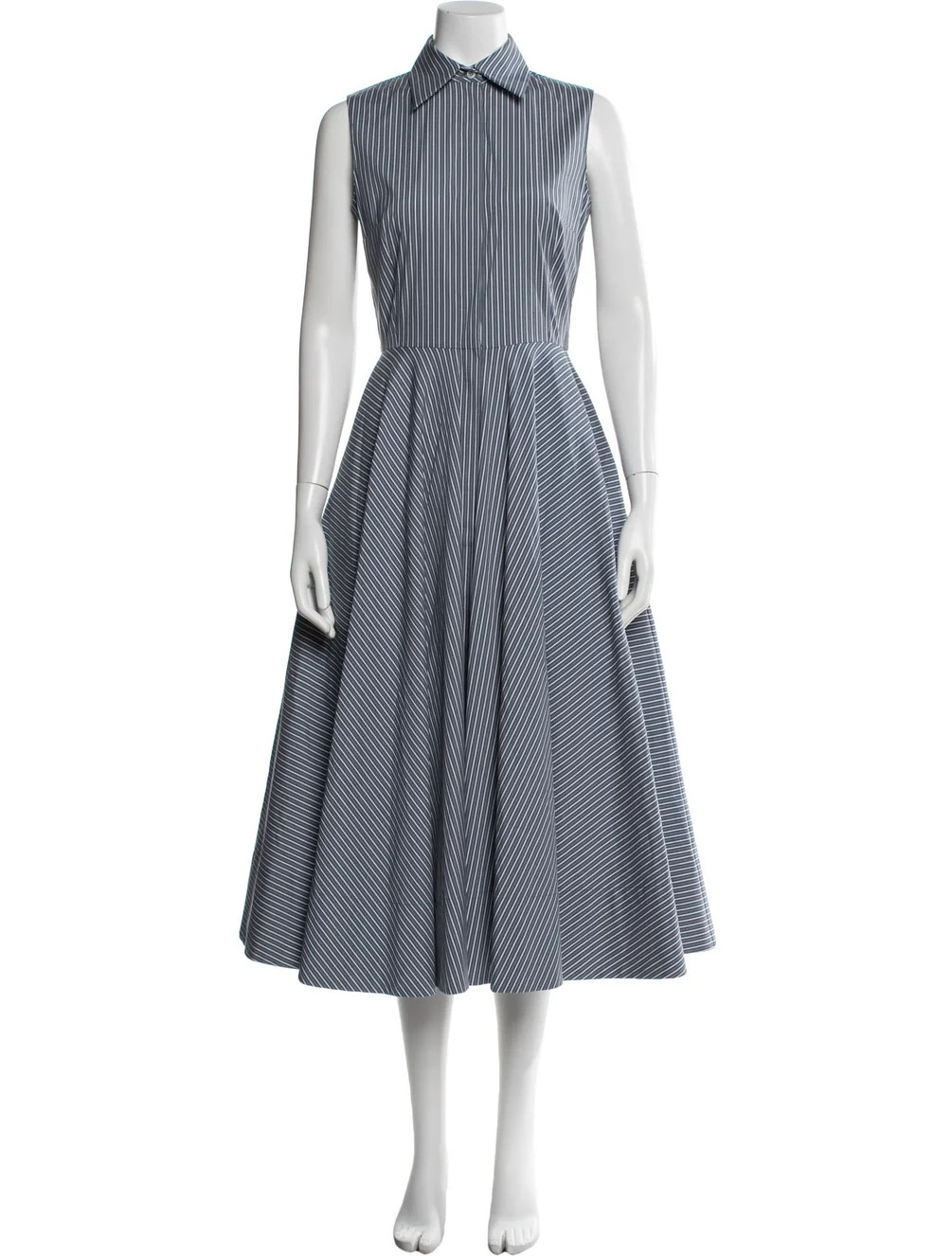 Striped Midi Length Dress | The RealReal
