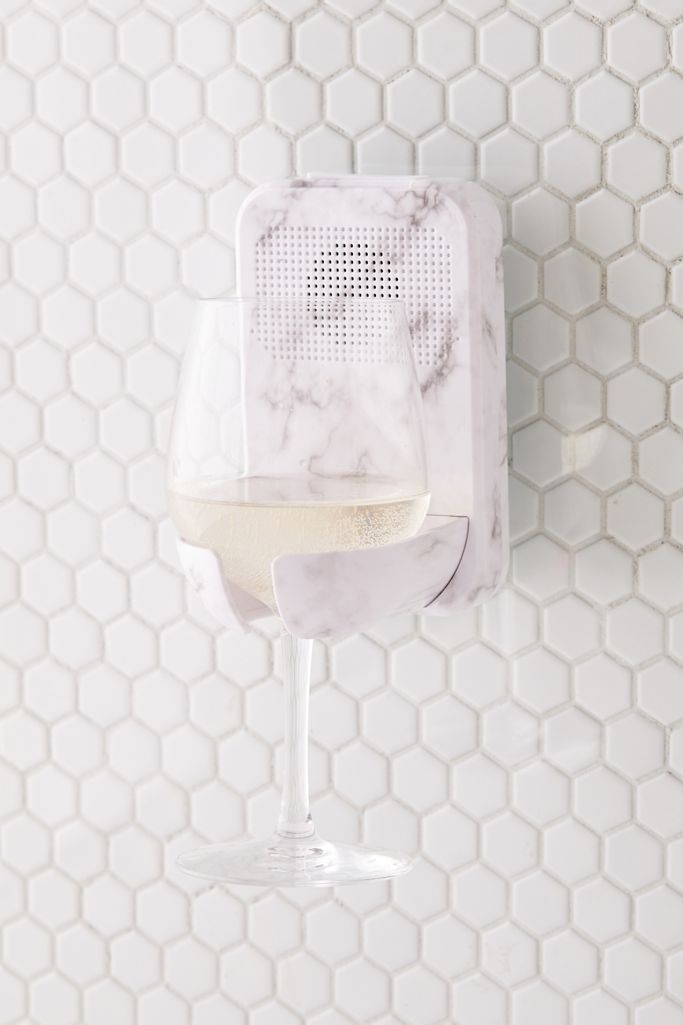Gabba Goods Wine Holder Bluetooth Shower Speaker | Urban Outfitters (US and RoW)
