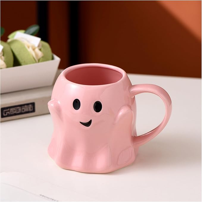 Halloween Ghost Mug - Adorable Ghost Elf Design - Unique Ceramic Coffee Cup, Spooky Ghostface Mug... | Amazon (US)