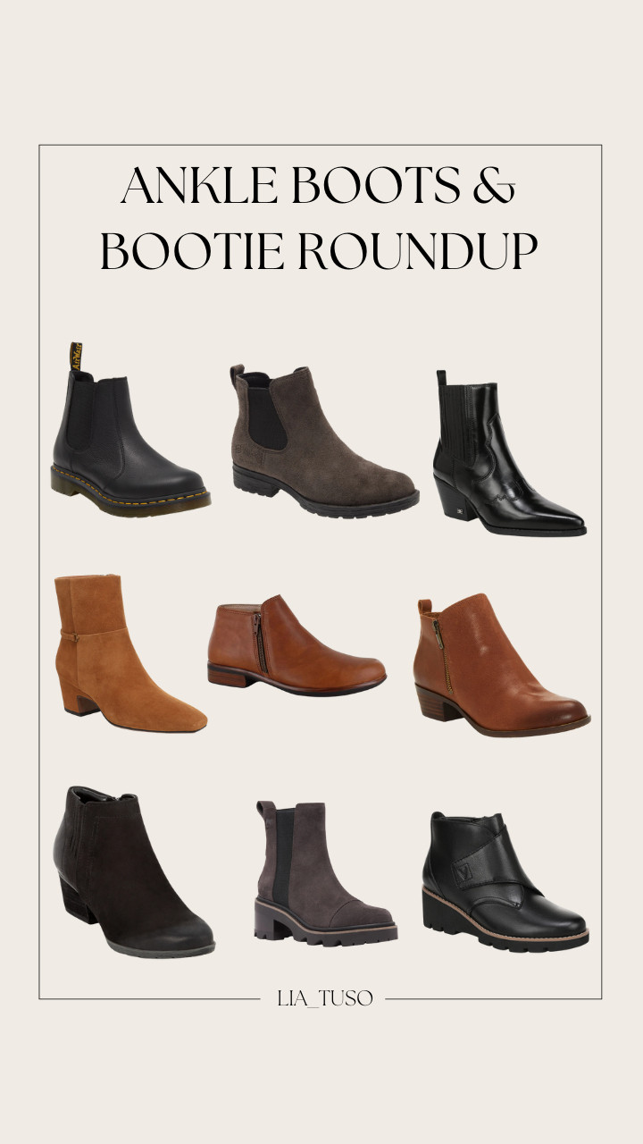 Ankle Boots & Bootie Roundup ||  Chelsea Boot ||  Chelsea Boot || Nice Max Alpine Boot || Waterproof Chelsea Boot || Basel Bootie || Basel Bootie || Ankle Bootie || Waterproof Chelsea Boot || Saydie Bootie 

#AnkleBoots #Bootie #FallBoots 

 #LTKSeasonal #LTKShoeCrush