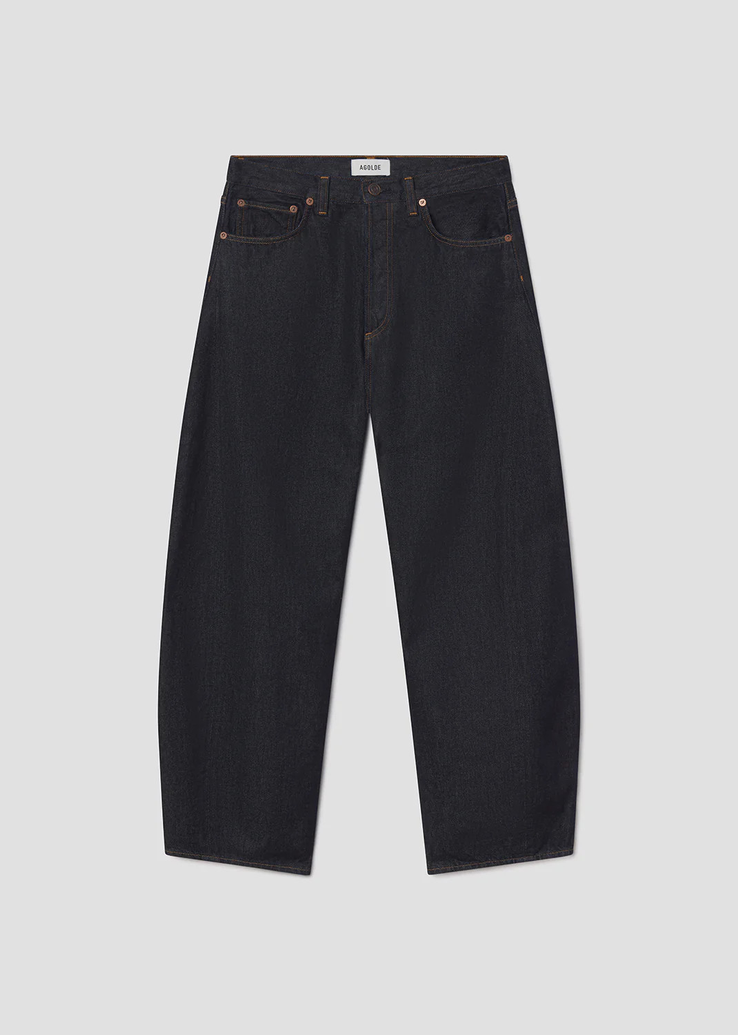 Luna High Rise Pieced Taper in Rinse | AGOLDE