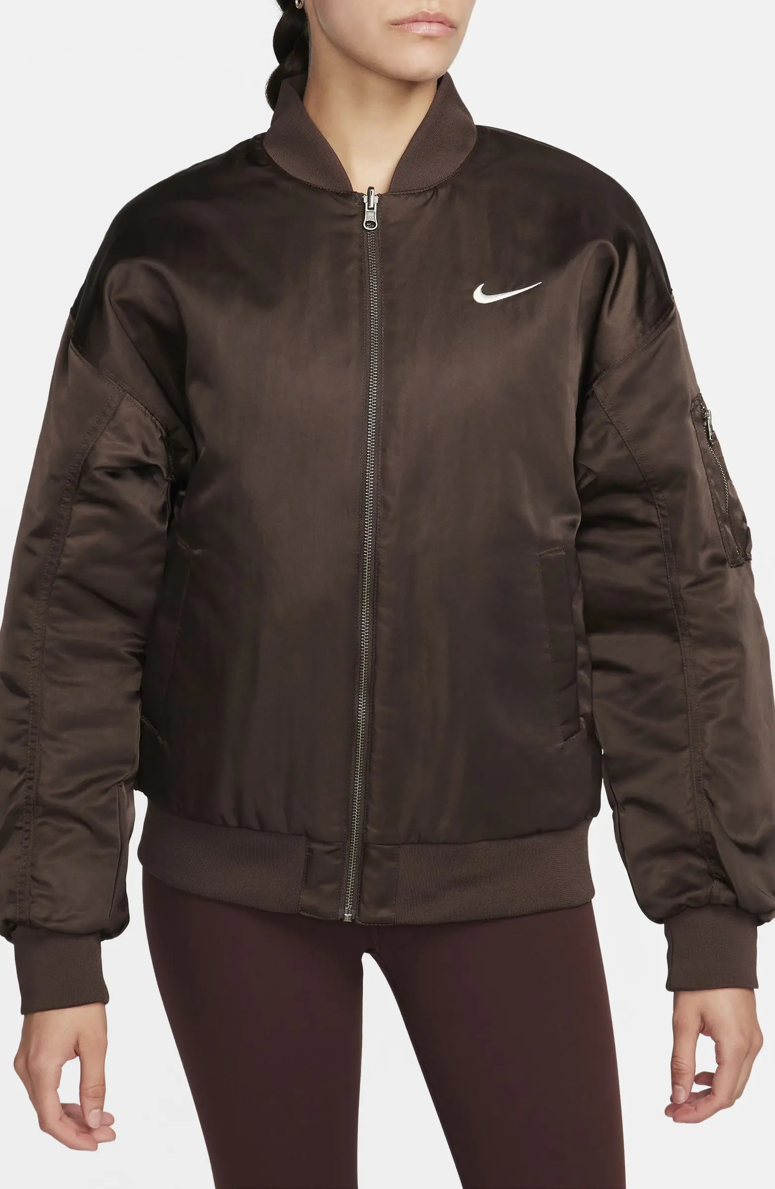Sportswear Reversible Varsity Quilted Bomber Jacket | Nordstrom