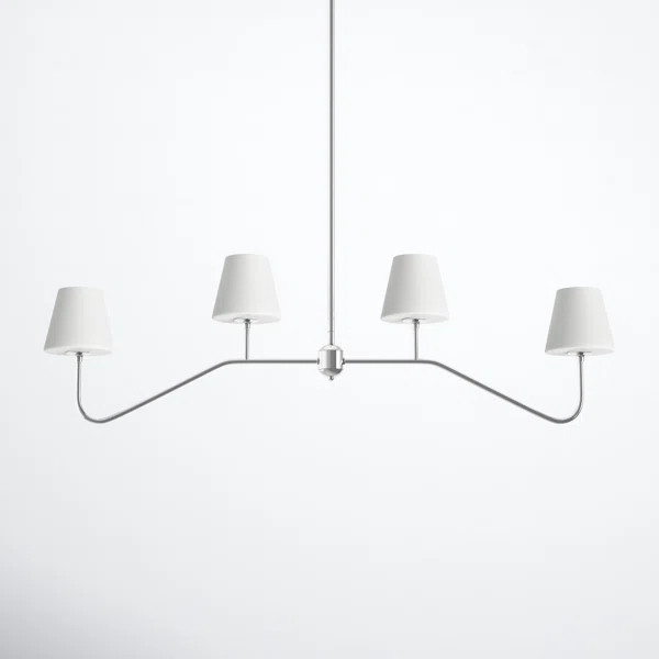 Lane 4 - Light Dimmable Kitchen Island Modern Linear Chandelier | Wayfair North America