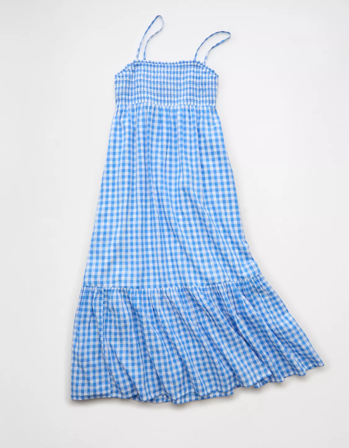 AE Smocked Babydoll Midi Dress | American Eagle Outfitters (US & CA)