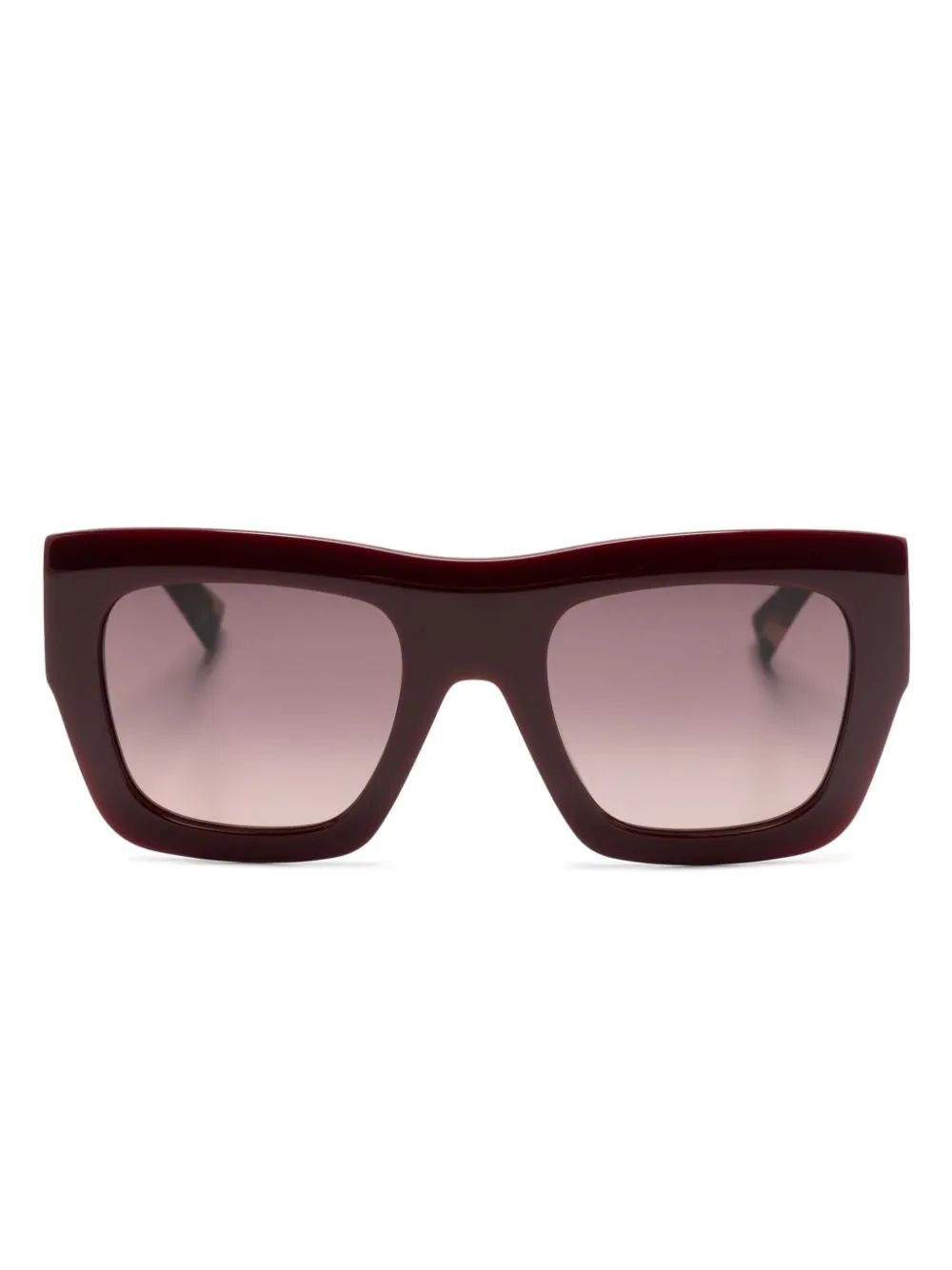 zigzag-print square-frame sunglasses | Farfetch Global