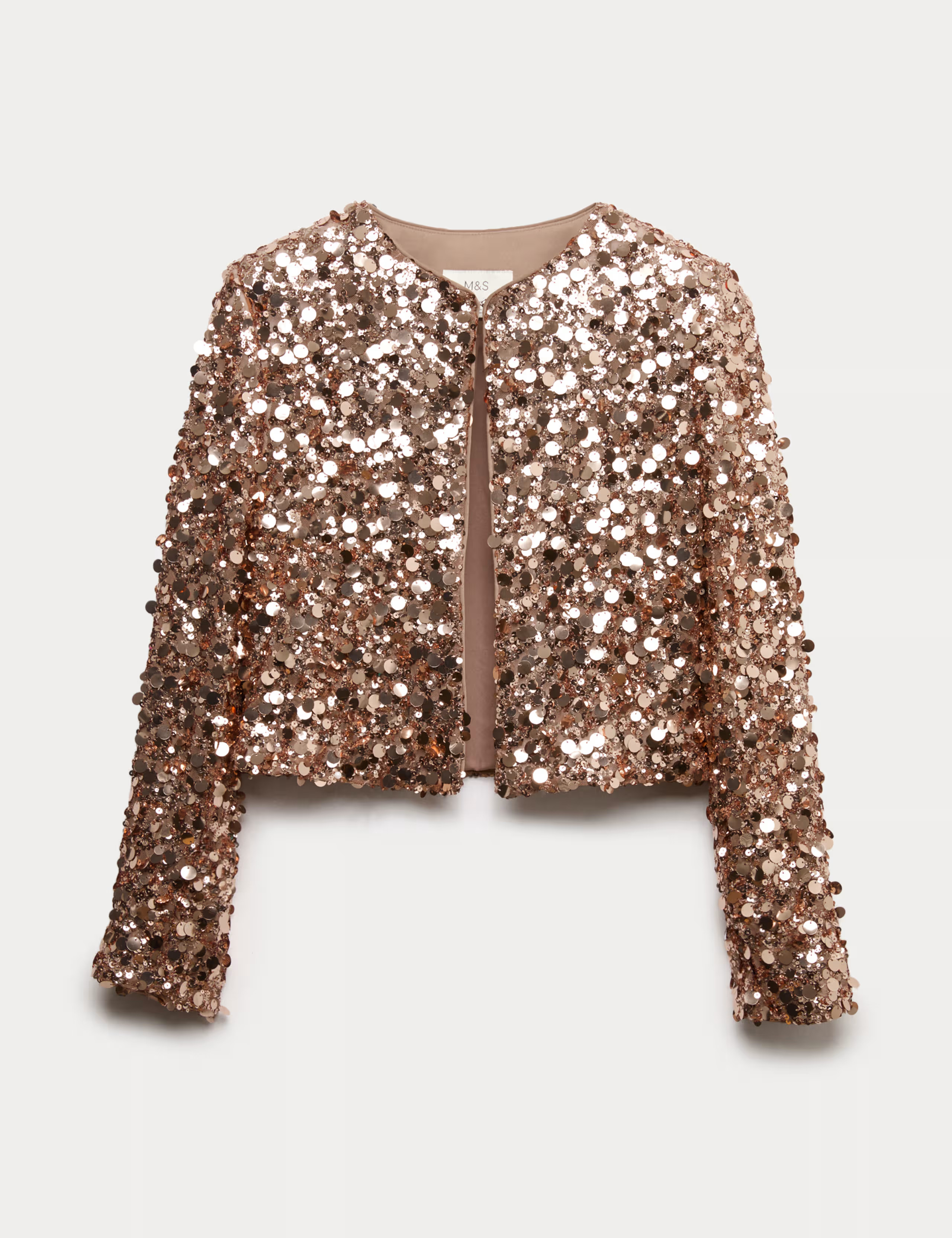 Sequin Cropped Jacket | Marks & Spencer (UK)
