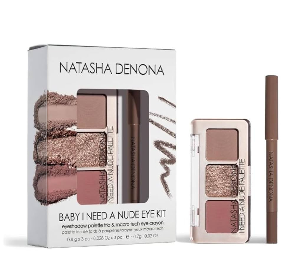 Natasha Denona Special Edition Baby I Need A Nude Kit - Eyshadow Palette Trio & Mini Macro Tech E... | Amazon (US)