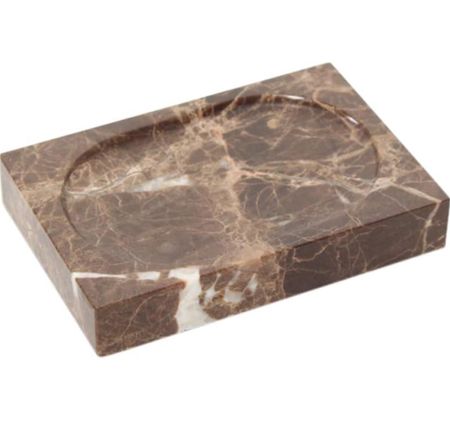 Brown marble soap dish 

#LTKhome