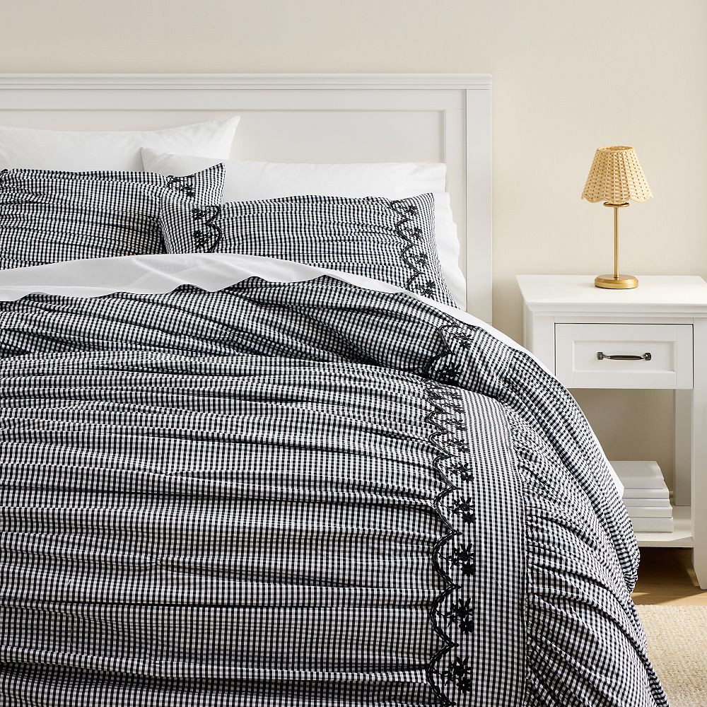 Olivia Gingham Duvet Cover | Pottery Barn Teen