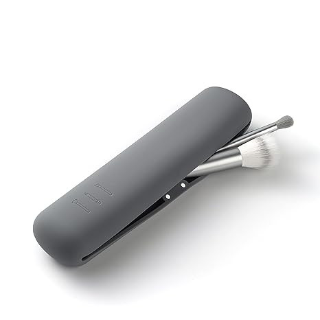 FERYES Travel Makeup Brush Holder, Silicon Trendy and Portable Cosmetic Face Brushes Holder, Soft... | Amazon (US)