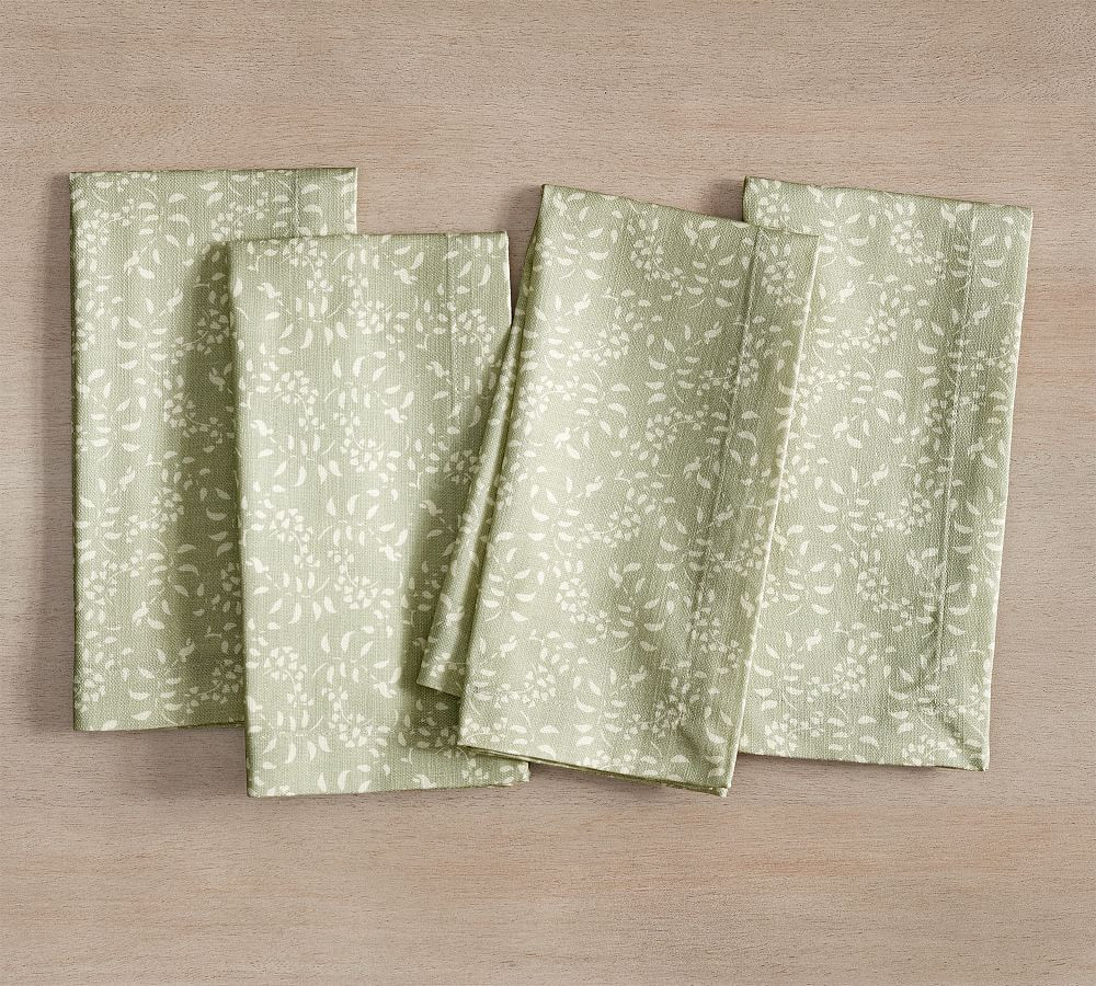 Julia Berolzheimer Flora Napkins - Set of 4 | Pottery Barn (US)