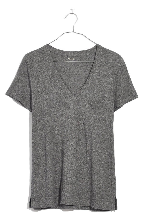 Whisper Cotton V-Neck Pocket Tee | Nordstrom