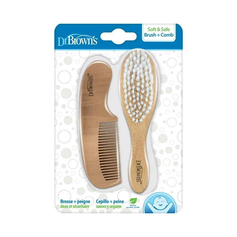 Dr. Brown’s Soft and Safe Baby Brush + Comb | Walmart (US)