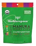 Wedderspoon Organic Manuka Honey Pops for Kids, Variety Pack 24 (Pack of 1) | Amazon (US)