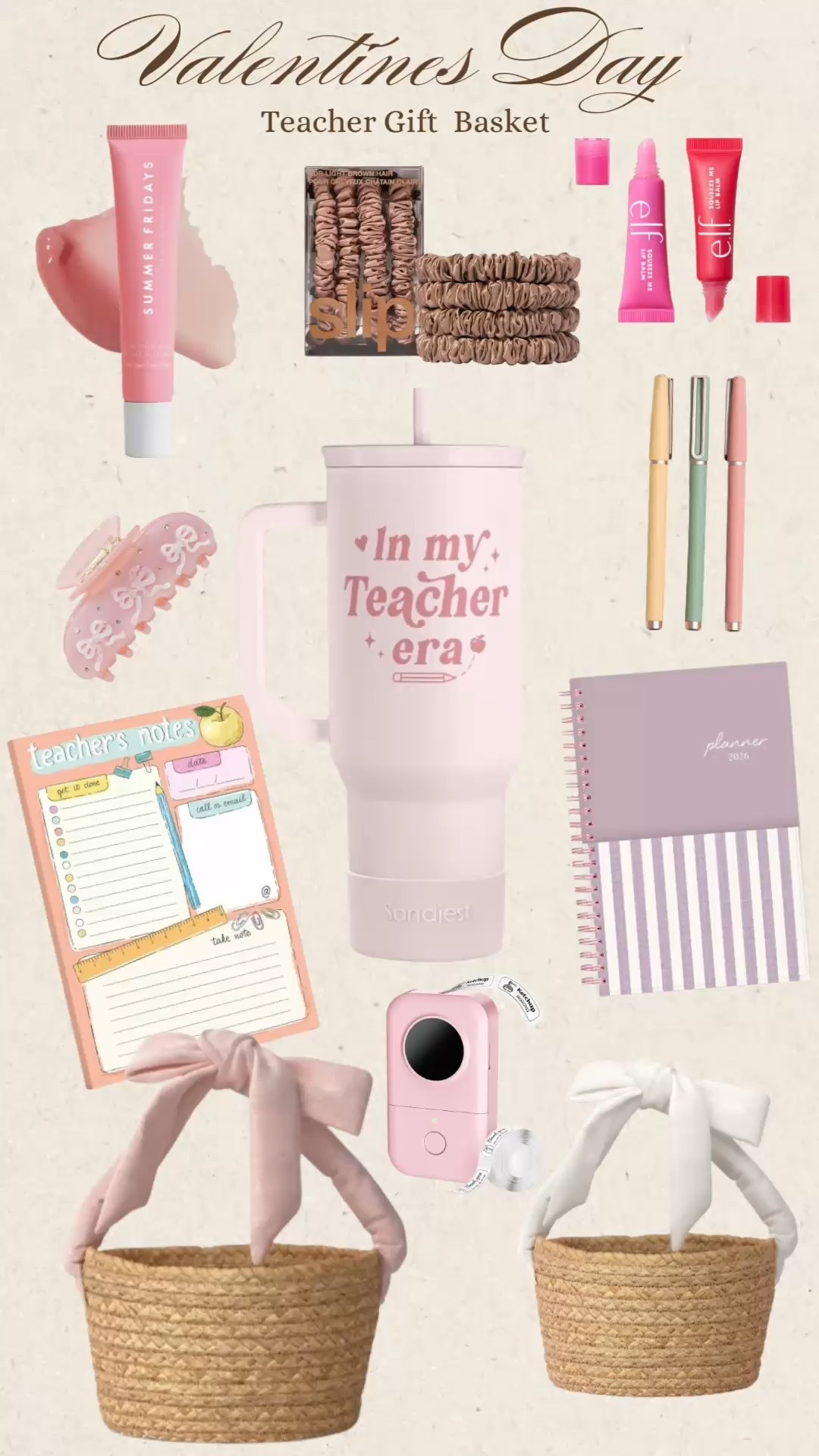 Valentines day teacher gift inspo, or perfect for galentines basket idea. 🤍

#valentines #valentinesday #targetfind #amazonfind #vdayteachergiftidea #teachergift #vday #valentinesbasket

#LTKSeasonal #LTKFindsUnder50 #LTKmomlife