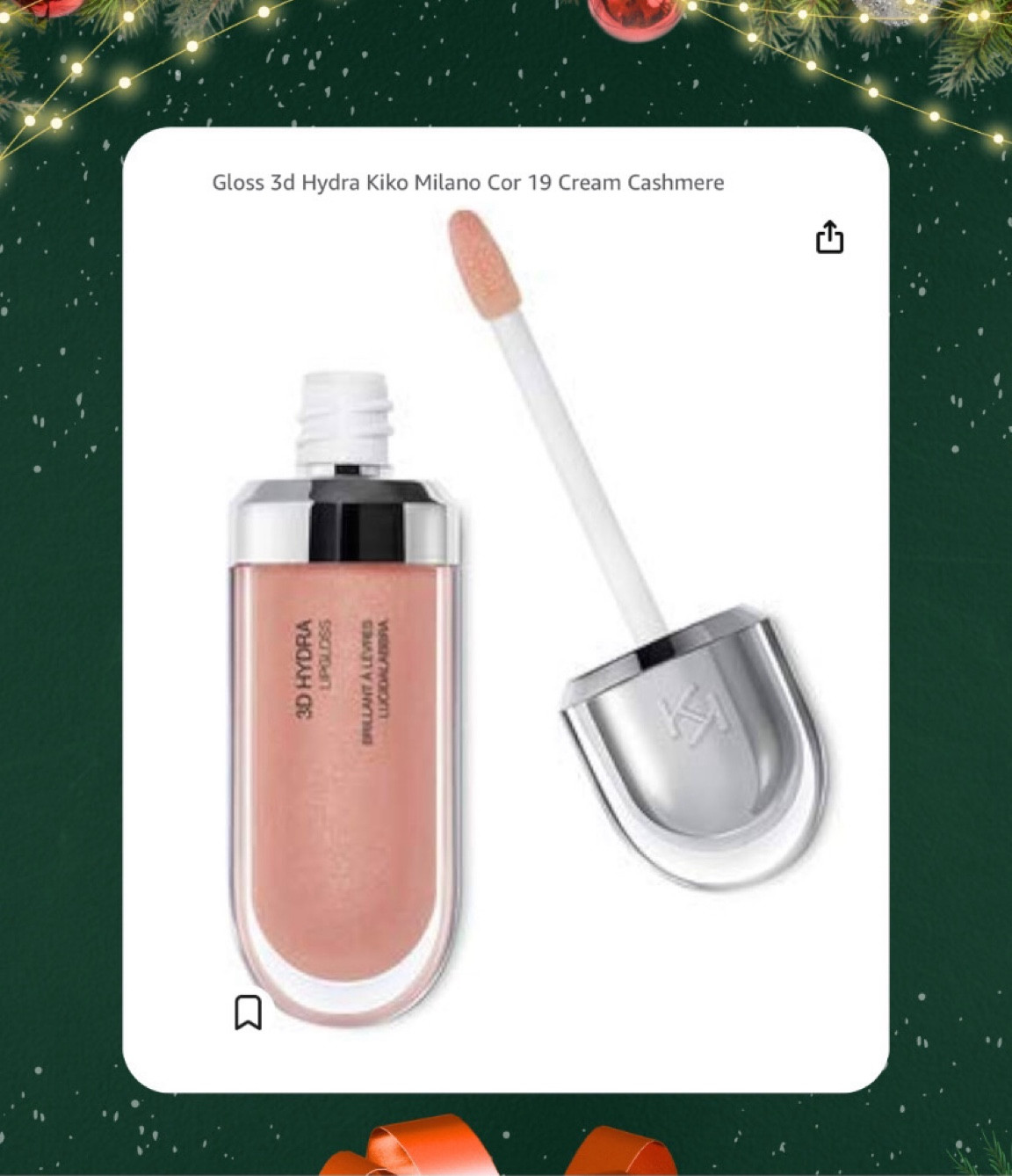 Gloss 3d Hydra Kiko Milano Cor 19 Cream Cashmere

#LTKbeauty #LTKbrasil