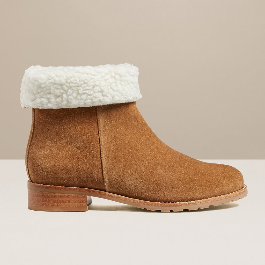 Stella Suede Sherpa Bootie | Jack Rogers
