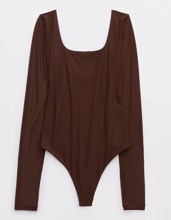 SMOOTHEZ Long Sleeve Bodysuit | Aerie