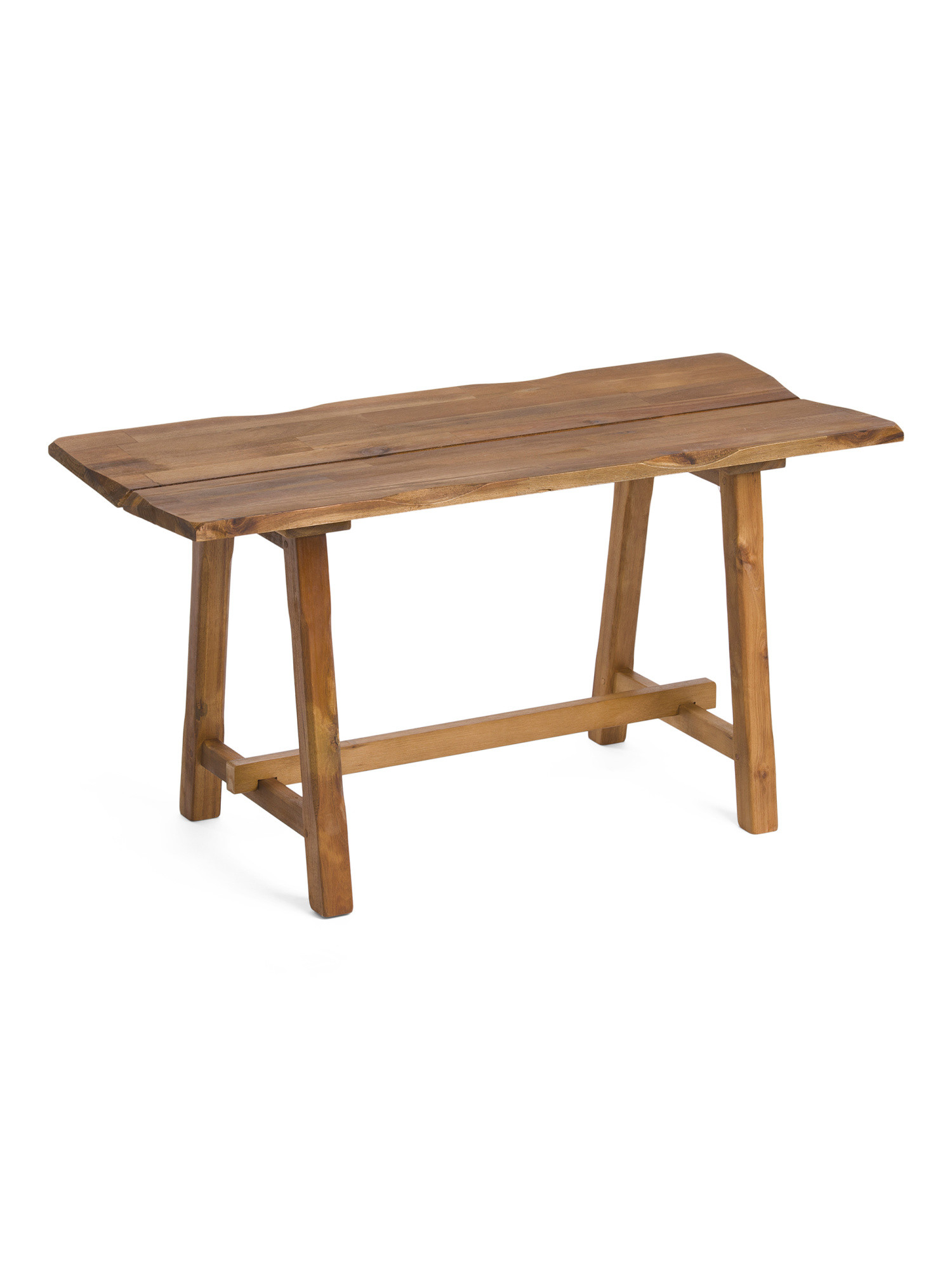Outdoor Live Edge Acacia Bench | TJ Maxx