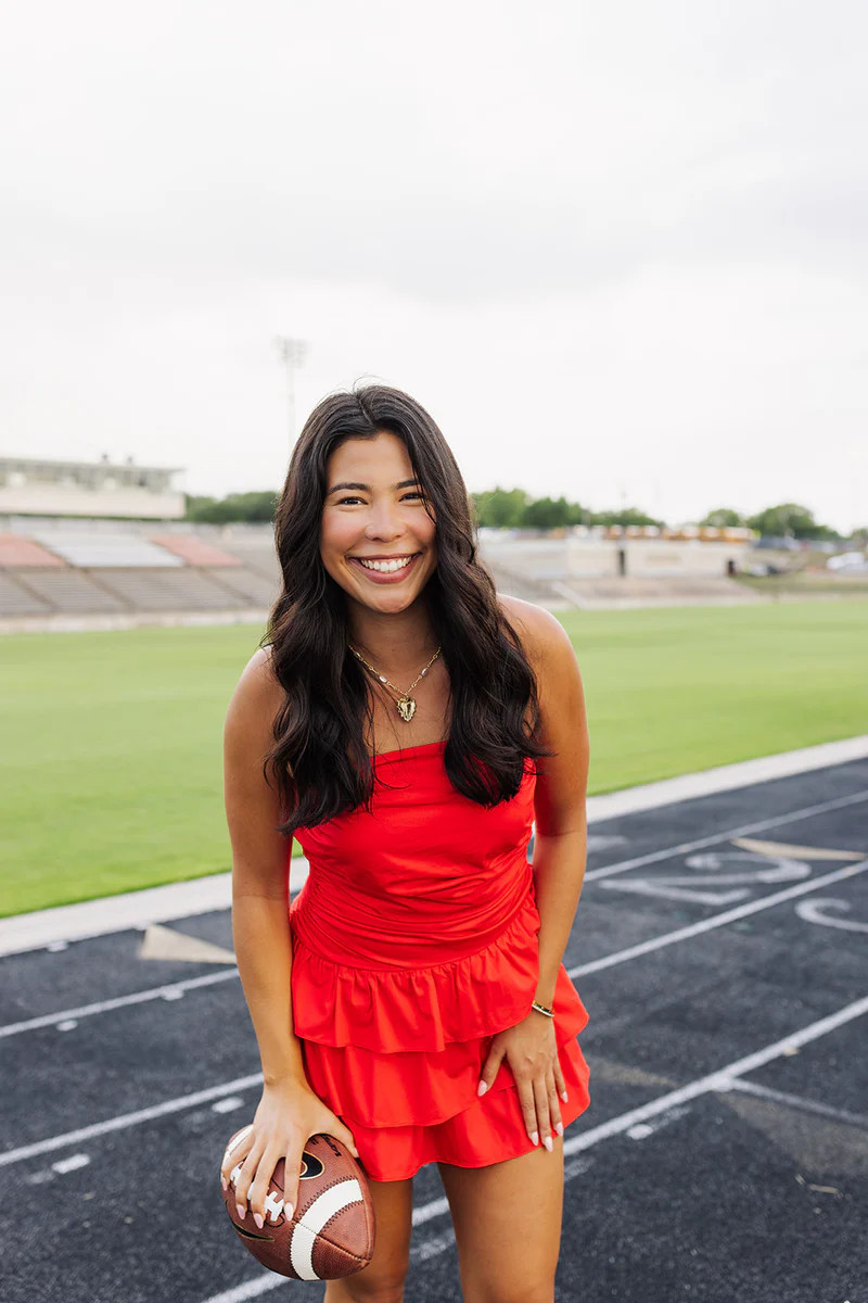 Horizon Hues Dress - Red | The Impeccable Pig