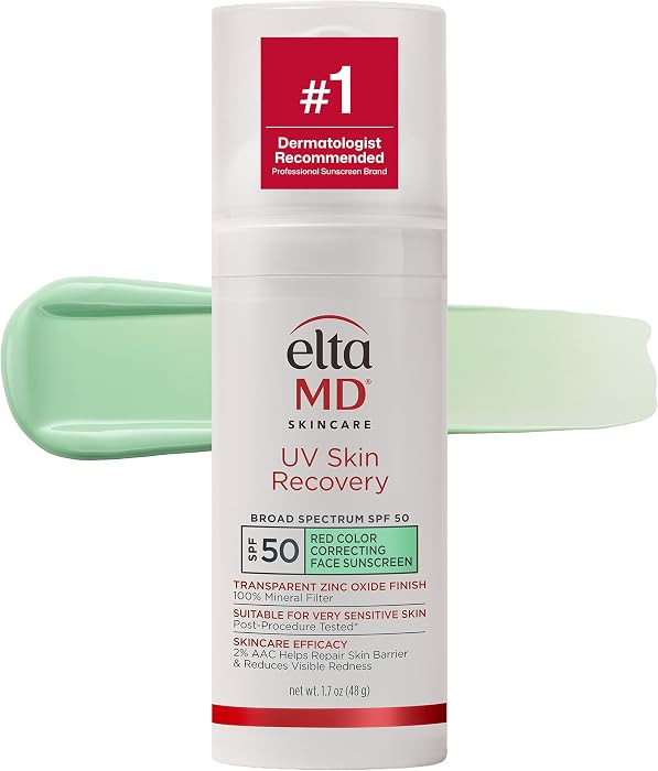 EltaMD UV Skin Recovery 100% Mineral Face Sunscreen, SPF 50 | Amazon (US)