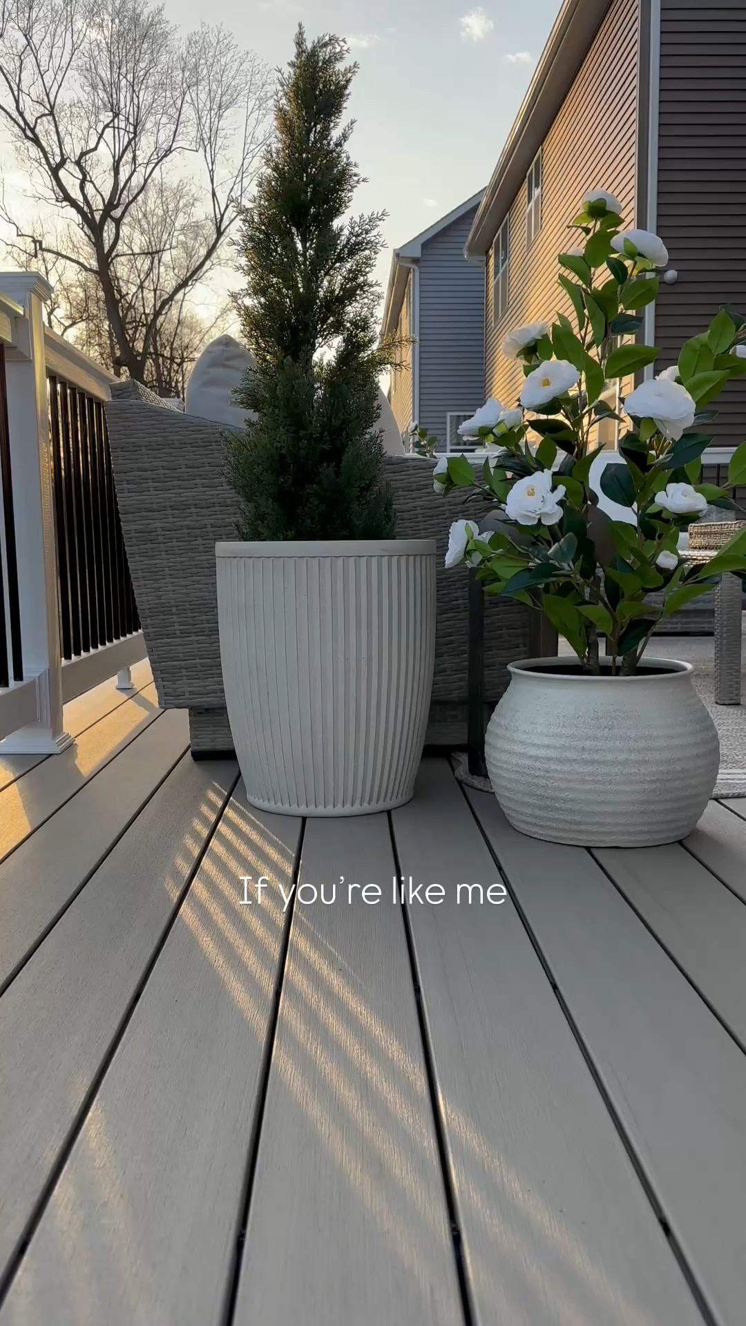 The most gorgeous and realistic outdoor blooming floral plants! Zero maintenance! 🙌🏼
#patiodecor #springdecor #florals #camelliatree #amazon #planters #target #studiomcgee #outdoordecor #fauxflorals #deckdecor 

#LTKSeasonal #LTKStyleTip #LTKHome