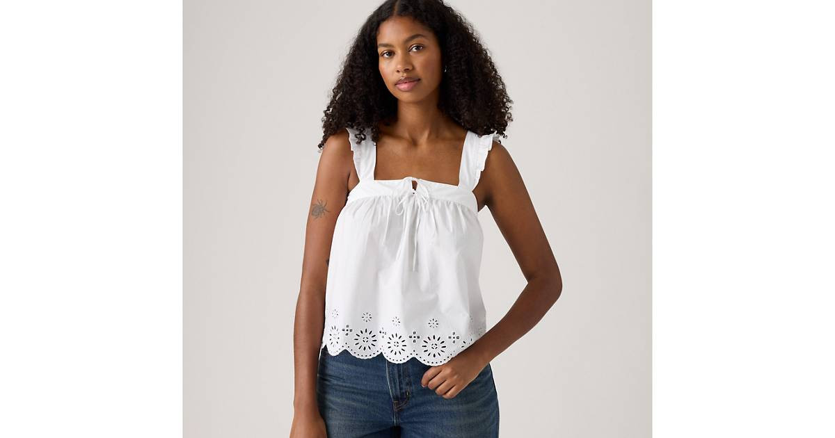 Cecilia Top - White | Levi's® US | Levi's US