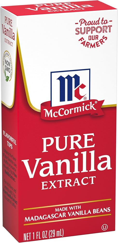 McCormick All Natural Pure Vanilla Extract (Made with Madagascar Vanilla Beans), 1 fl oz | Amazon (US)