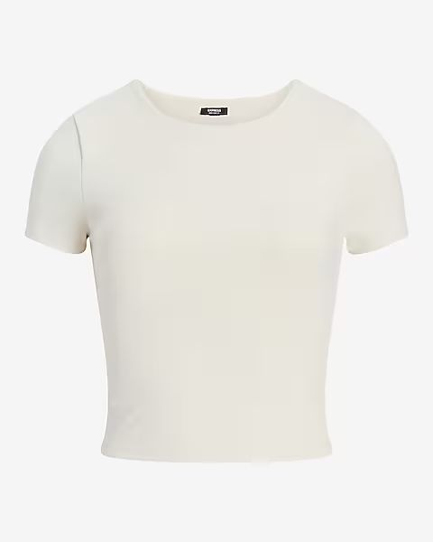 Body Contour Matte 90's Cropped Tee | Express
